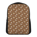 Cartoon Kulan Donkey Pattern Print Casual Backpack