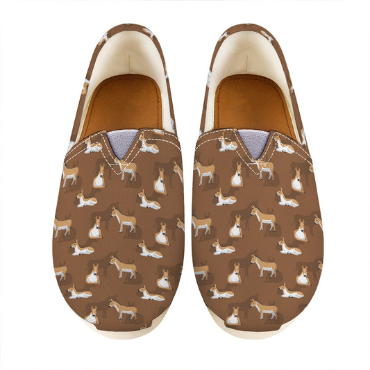 Cartoon Kulan Donkey Pattern Print Casual Shoes