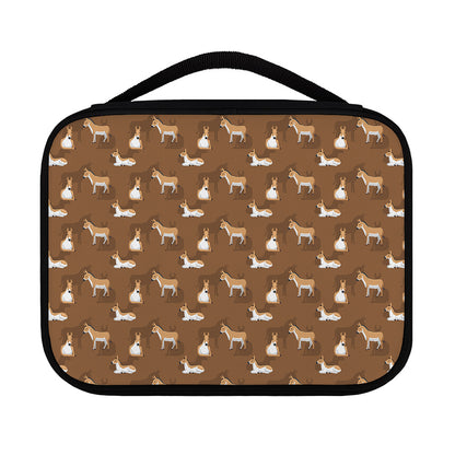 Cartoon Kulan Donkey Pattern Print Classic Bible Case