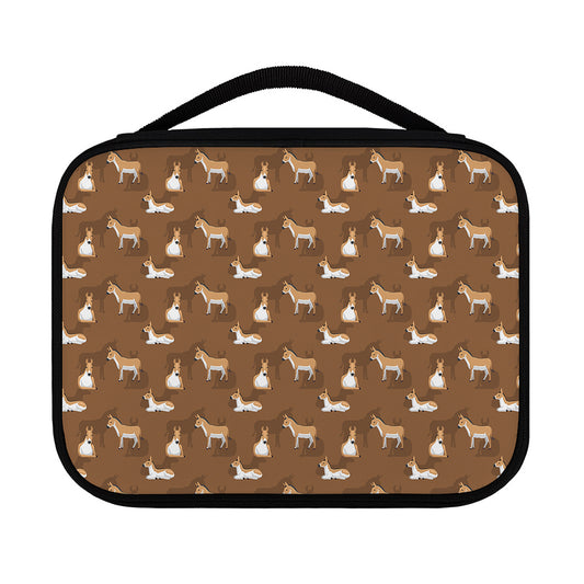 Cartoon Kulan Donkey Pattern Print Classic Bible Case