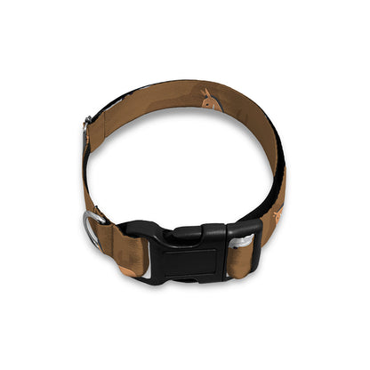 Cartoon Kulan Donkey Pattern Print Dog Collar