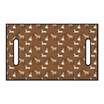 Cartoon Kulan Donkey Pattern Print Golf Cart Seat Cover