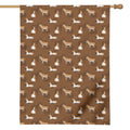 Cartoon Kulan Donkey Pattern Print House Flag