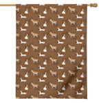 Cartoon Kulan Donkey Pattern Print House Flag