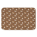Cartoon Kulan Donkey Pattern Print Indoor Door Mat