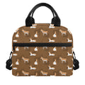 Cartoon Kulan Donkey Pattern Print Insulated Lunch Bag