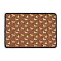 Cartoon Kulan Donkey Pattern Print Kitchen Mat