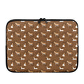 Cartoon Kulan Donkey Pattern Print Laptop Sleeve