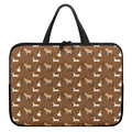 Cartoon Kulan Donkey Pattern Print Laptop Sleeve With Handle