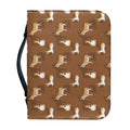 Cartoon Kulan Donkey Pattern Print Leather Bible Cover