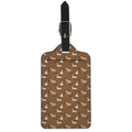 Cartoon Kulan Donkey Pattern Print Luggage Tag