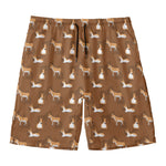 Cartoon Kulan Donkey Pattern Print Men's Swim Trunks