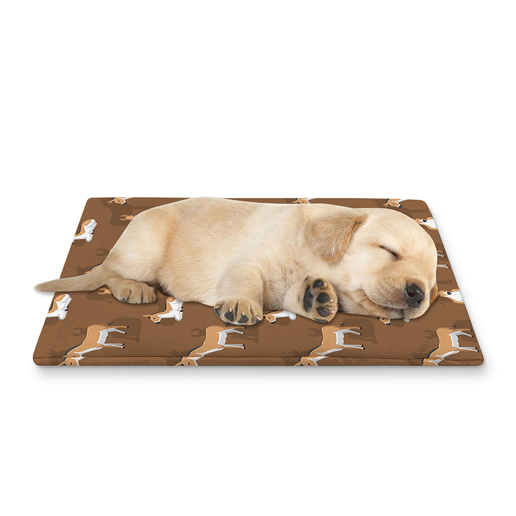 Cartoon Kulan Donkey Pattern Print Pet Cooling Mat Cover