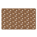 Cartoon Kulan Donkey Pattern Print Polyester Doormat