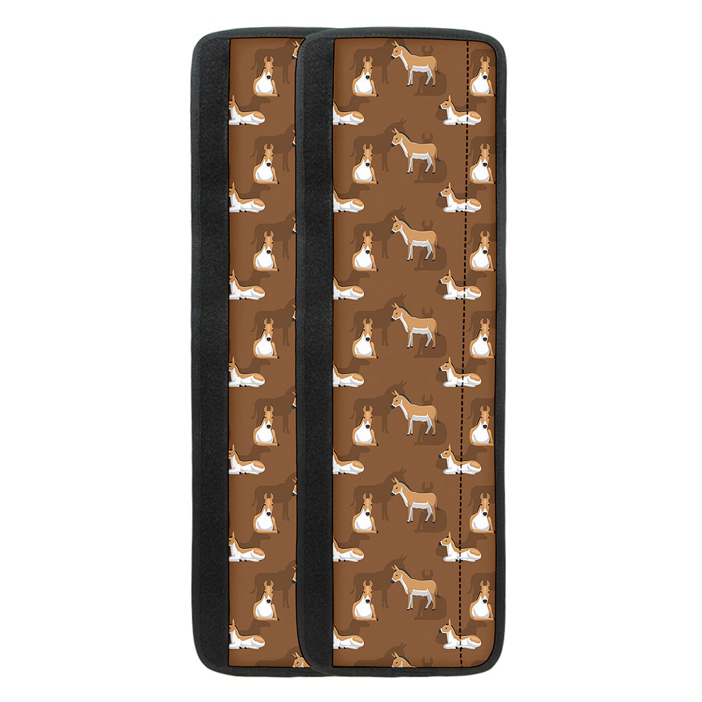 Cartoon Kulan Donkey Pattern Print Refrigerator Handle Covers