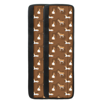 Cartoon Kulan Donkey Pattern Print Refrigerator Handle Covers