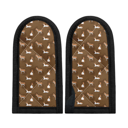 Cartoon Kulan Donkey Pattern Print Skillet Handle Cover