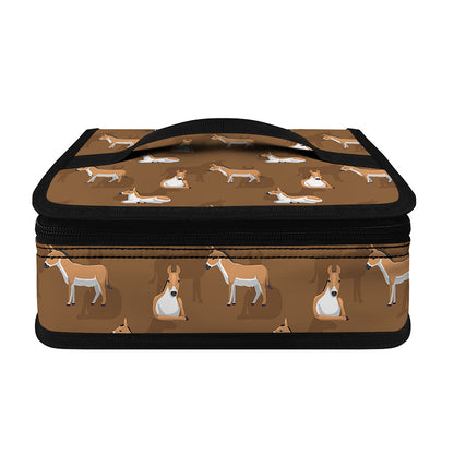 Cartoon Kulan Donkey Pattern Print Small Lunch Bag