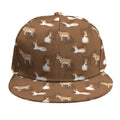 Cartoon Kulan Donkey Pattern Print Snapback Cap