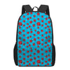 Cartoon Ladybird Pattern Print 17 Inch Backpack