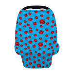 Cartoon Ladybird Pattern Print Baby Seat Cover