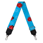 Cartoon Ladybird Pattern Print Bag Strap