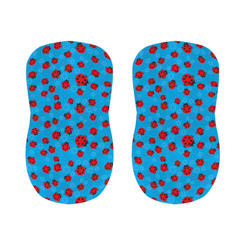 Cartoon Ladybird Pattern Print Bar Stool Covers