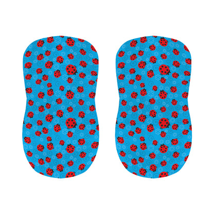 Cartoon Ladybird Pattern Print Bar Stool Covers
