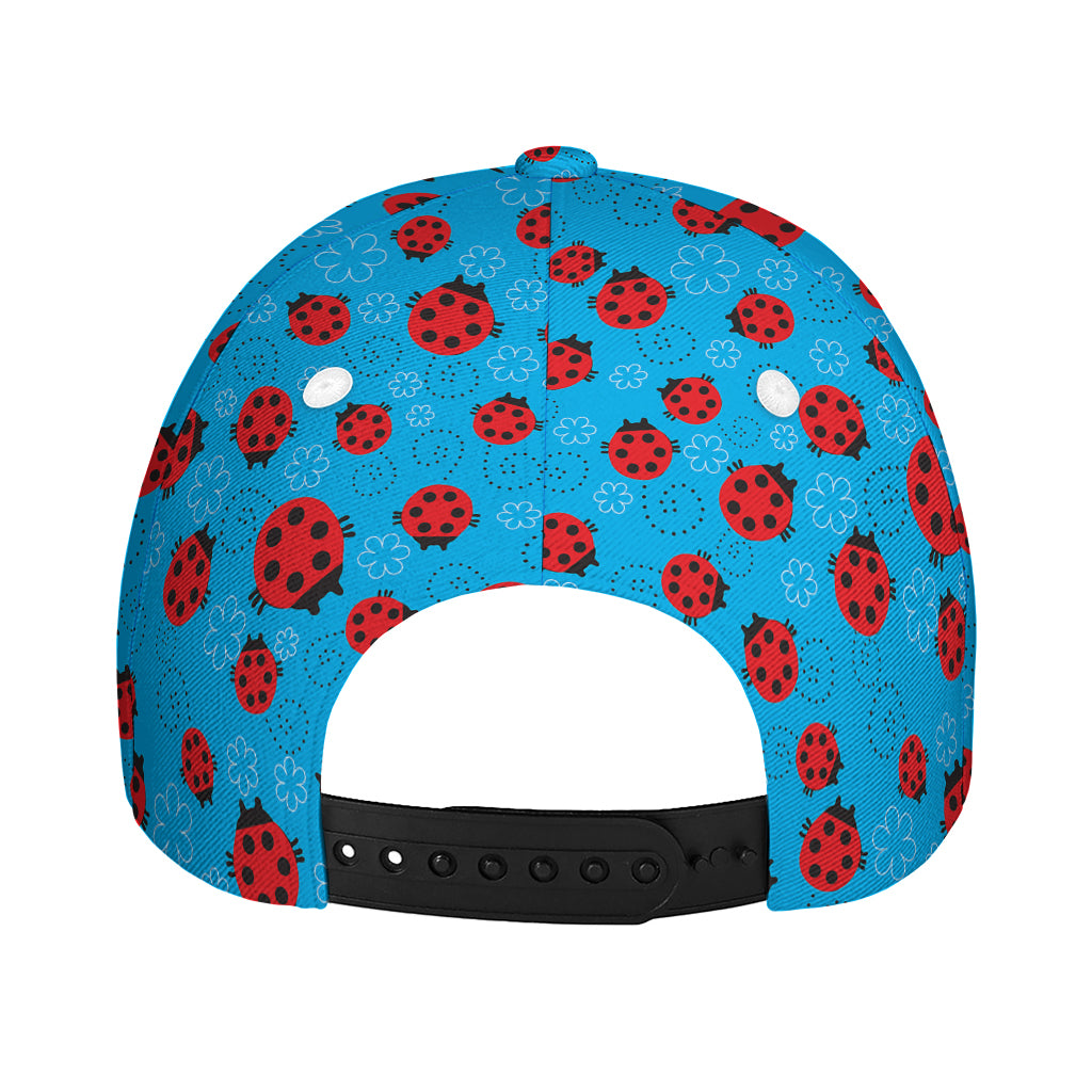 Cartoon Ladybird Pattern Print Baseball Cap