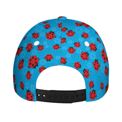 Cartoon Ladybird Pattern Print Baseball Cap