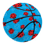 Cartoon Ladybird Pattern Print Basketball
