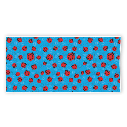 Cartoon Ladybird Pattern Print Beach Towel