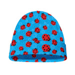 Cartoon Ladybird Pattern Print Beanie