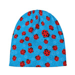 Cartoon Ladybird Pattern Print Beanie