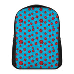 Cartoon Ladybird Pattern Print Casual Backpack