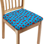 Cartoon Ladybird Pattern Print Chair Cushion Cover