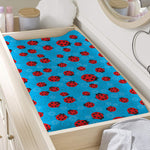 Cartoon Ladybird Pattern Print Changing Pad Cover