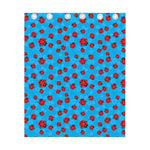 Cartoon Ladybird Pattern Print Curtain