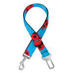 Cartoon Ladybird Pattern Print Dog Seat Belt