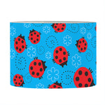 Cartoon Ladybird Pattern Print Drum Lamp Shade