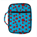 Cartoon Ladybird Pattern Print Front Pocket Bible Bag