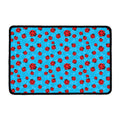 Cartoon Ladybird Pattern Print Kitchen Mat