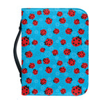 Cartoon Ladybird Pattern Print Leather Bible Cover