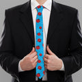 Cartoon Ladybird Pattern Print Necktie