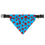 Cartoon Ladybird Pattern Print Over The Collar Dog Bandana