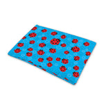 Cartoon Ladybird Pattern Print Pet Cooling Mat Cover