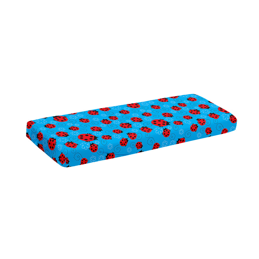 Cartoon Ladybird Pattern Print Piano Keyboard Cover