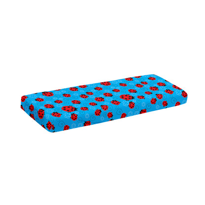 Cartoon Ladybird Pattern Print Piano Keyboard Cover