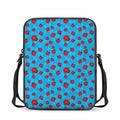 Cartoon Ladybird Pattern Print Rectangular Crossbody Bag