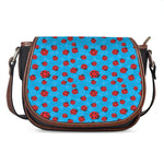 Cartoon Ladybird Pattern Print Saddle Bag